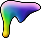 Squishy unassuming multicoloured blob which is totally not watching you